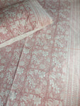 Heritage Superfine Double Bedsheet - Pink