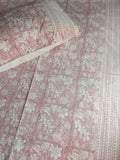 Heritage Superfine Double Bedsheet - Pink