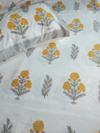 Heritage Superfine Double Bedsheet - Yellow