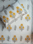 Heritage Superfine Double Bedsheet - Yellow