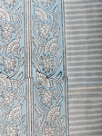 Heritage Superfine Double Bedsheet - Blue