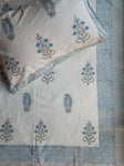 Heritage Single Bedsheet - Blue