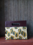 Leather Handbag - Yellow