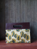 Leather Handbag - Yellow