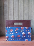 Leather Handbag - Blue