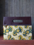 Leather Handbag - Yellow