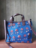 Leather 2 Belt Bag - Blue