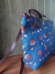 Leather 2 Belt Bag - Blue