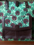 Leather Tote Bag - Pista Green