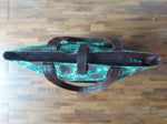 Leather Tote Bag - Pista Green