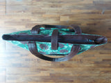 Leather Tote Bag - Pista Green