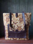Leather Tote Bag - Mustard Yellow