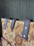 Leather Tote Bag - Mustard Yellow