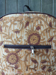 Leather Backpack - Mustard Brown