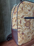 Leather Backpack - Mustard Brown