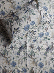 Floral Double Bedsheet - Blue