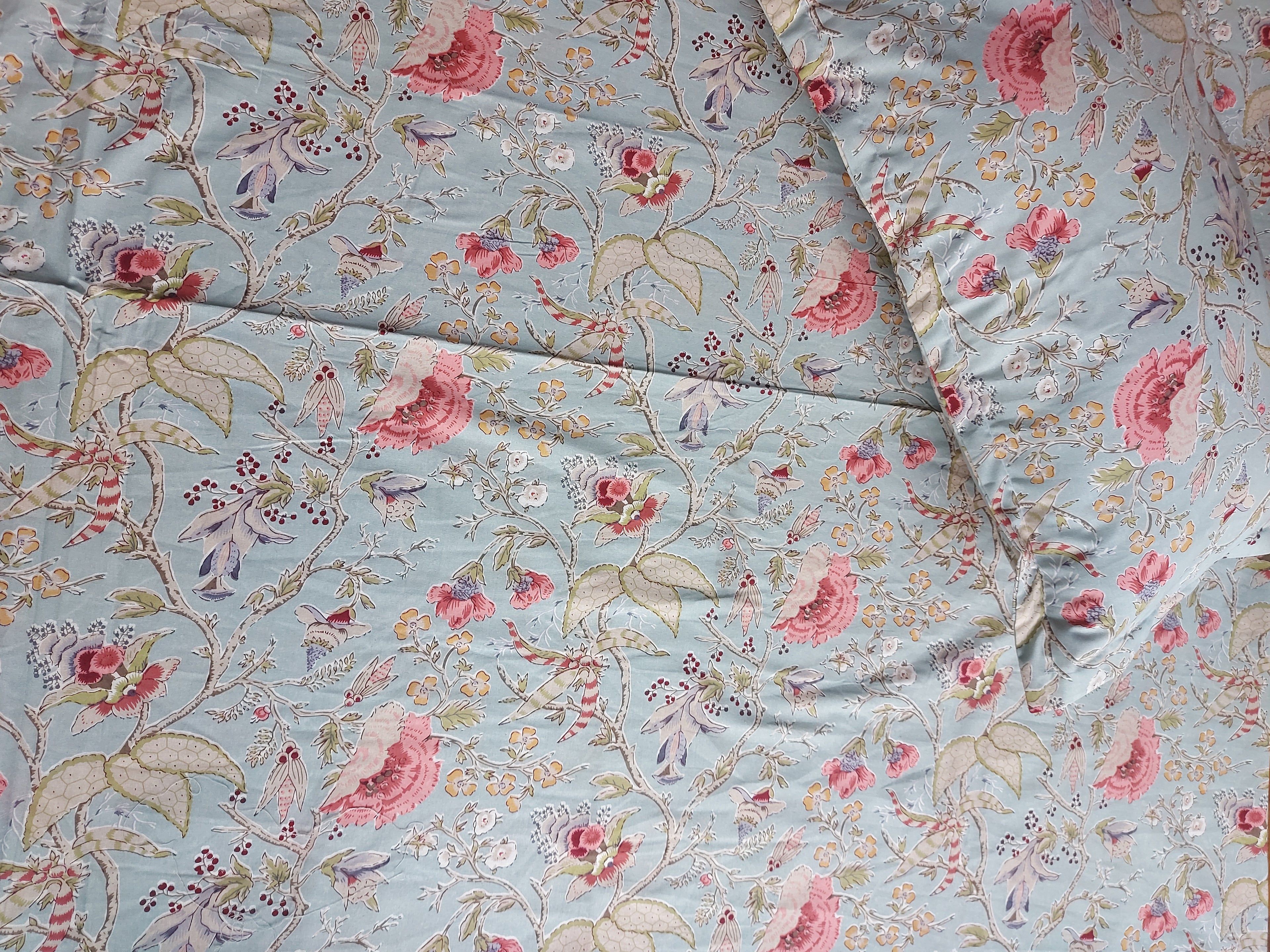 Baagh Superking Bedsheet - Light Green
