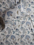 Floral Double Bedsheet - Blue