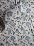 Floral Double Bedsheet - Blue