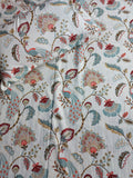Floral Double Bedsheet - Maroon