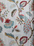 Floral Double Bedsheet - Maroon