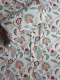 Floral Double Bedsheet - Maroon