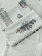 Waffle Bath Towel & Hand Towel Set