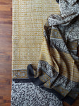 Sanganeri Cotton Suit Set - Mustard Yellow