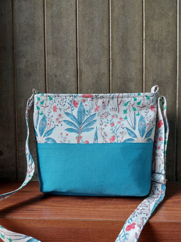 Cotton Basket Sling - Sky Blue
