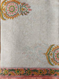Chanderi Suit Set - Peach