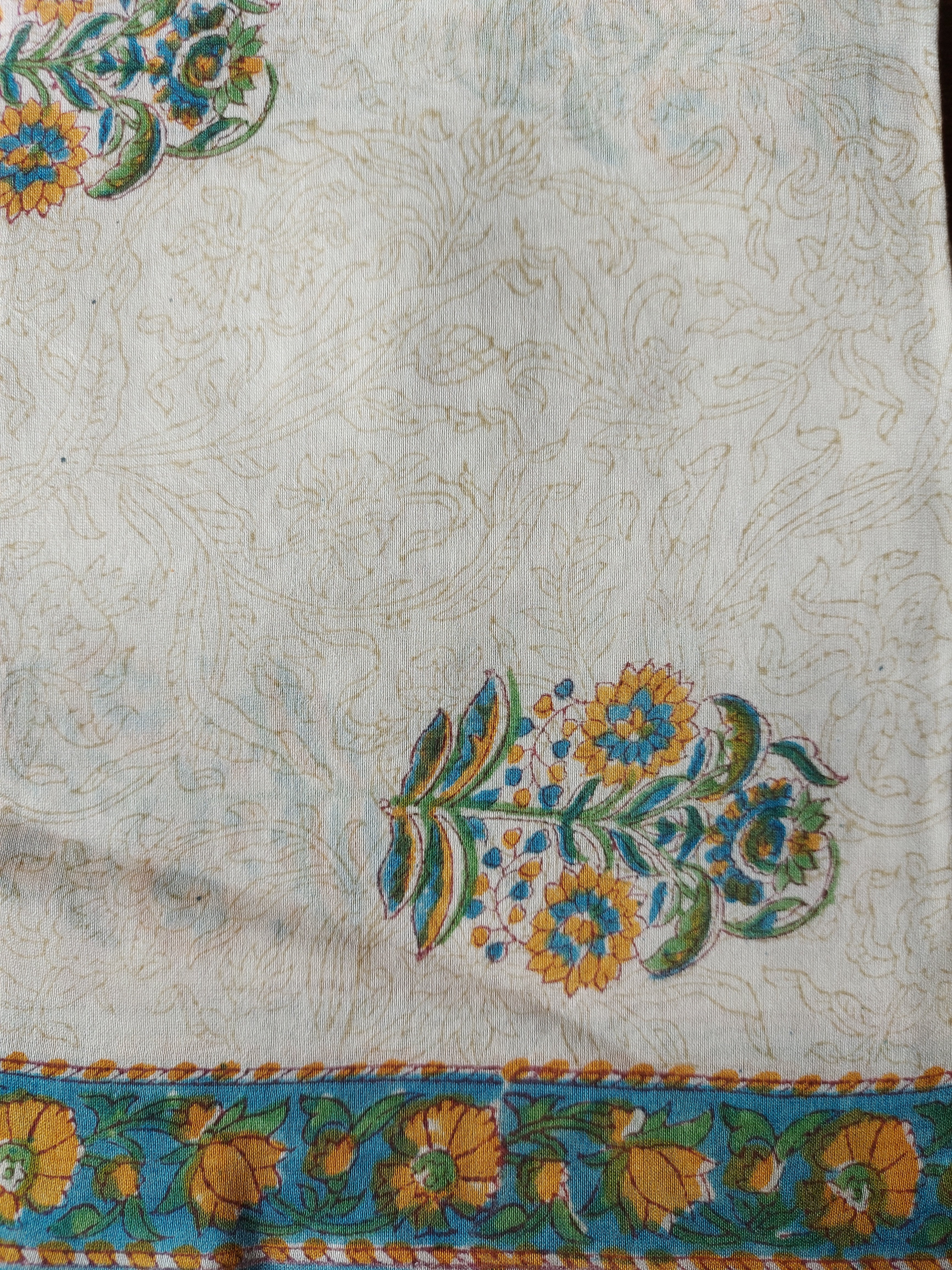 Chanderi Suit Set - Blue