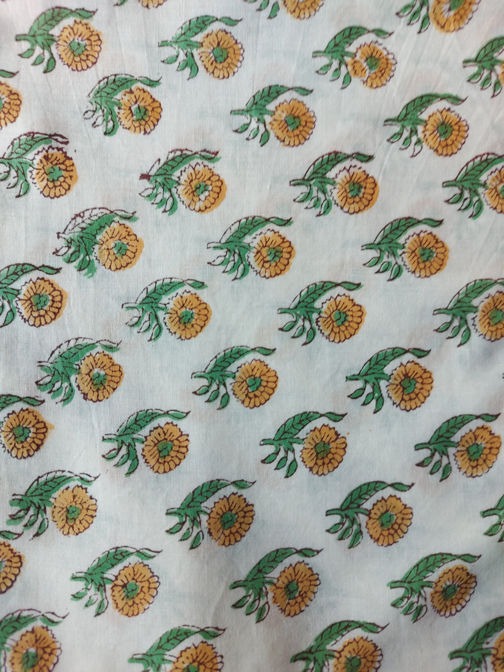 Chanderi Suit Set - Peach Floral