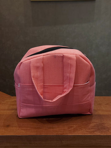 Cotton Tiffin Bag-Pink