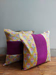 Cushion Cover - Yellow + Pink Khun