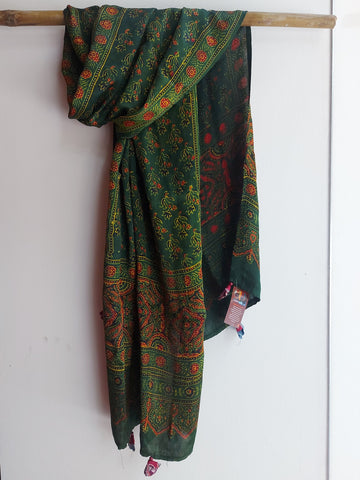 Modal Silk Ajrakh Stole