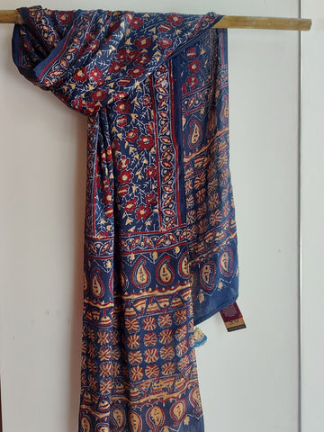 Modal Silk Ajrakh Stole
