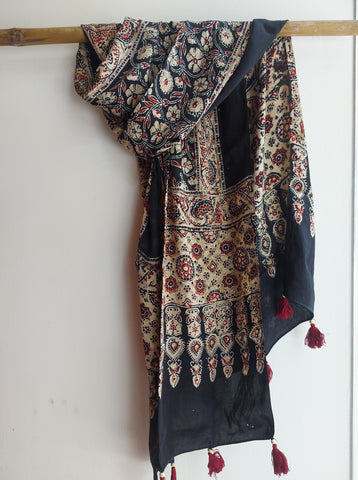 Modal Silk Ajrakh Stole
