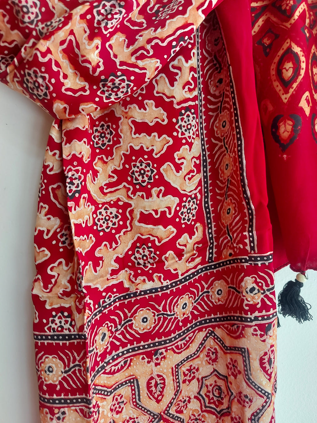 Modal Silk Ajrakh Stole