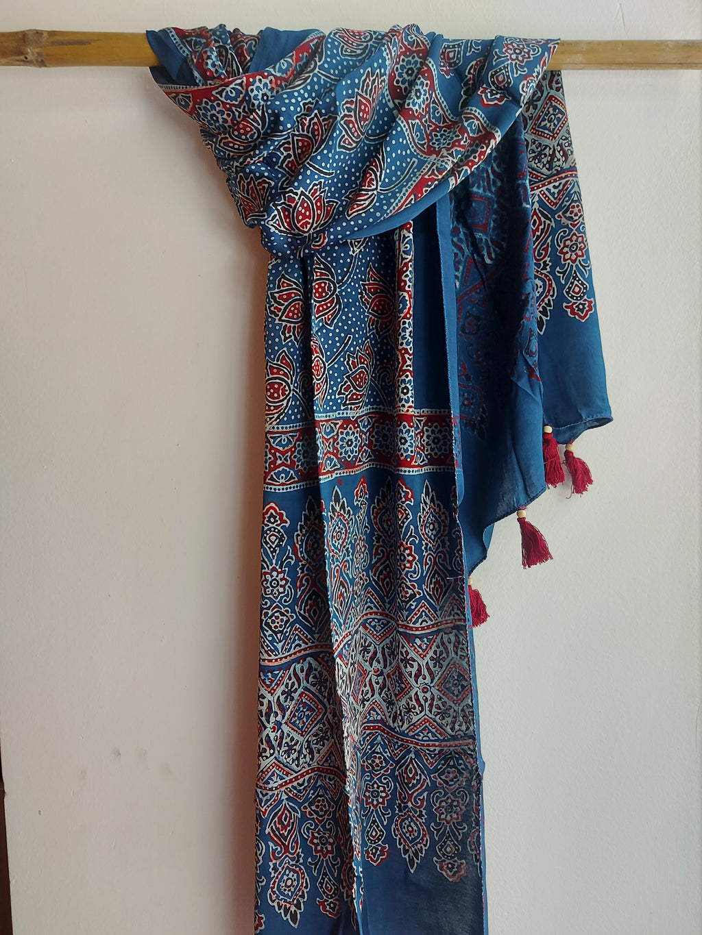 Modal Silk Ajrakh Stole