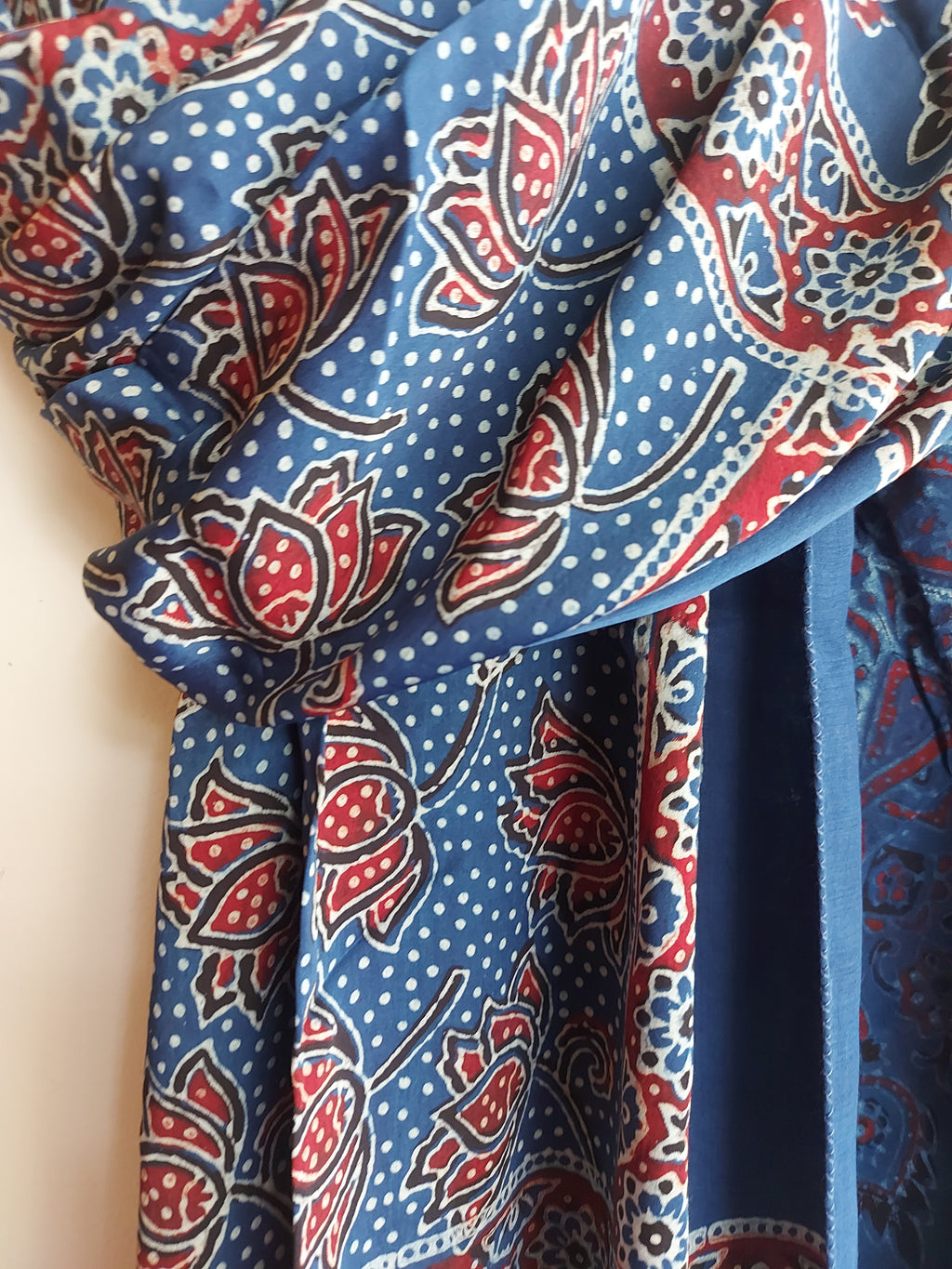Modal Silk Ajrakh Stole