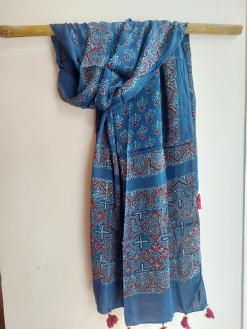 Modal Silk Ajrakh Stole