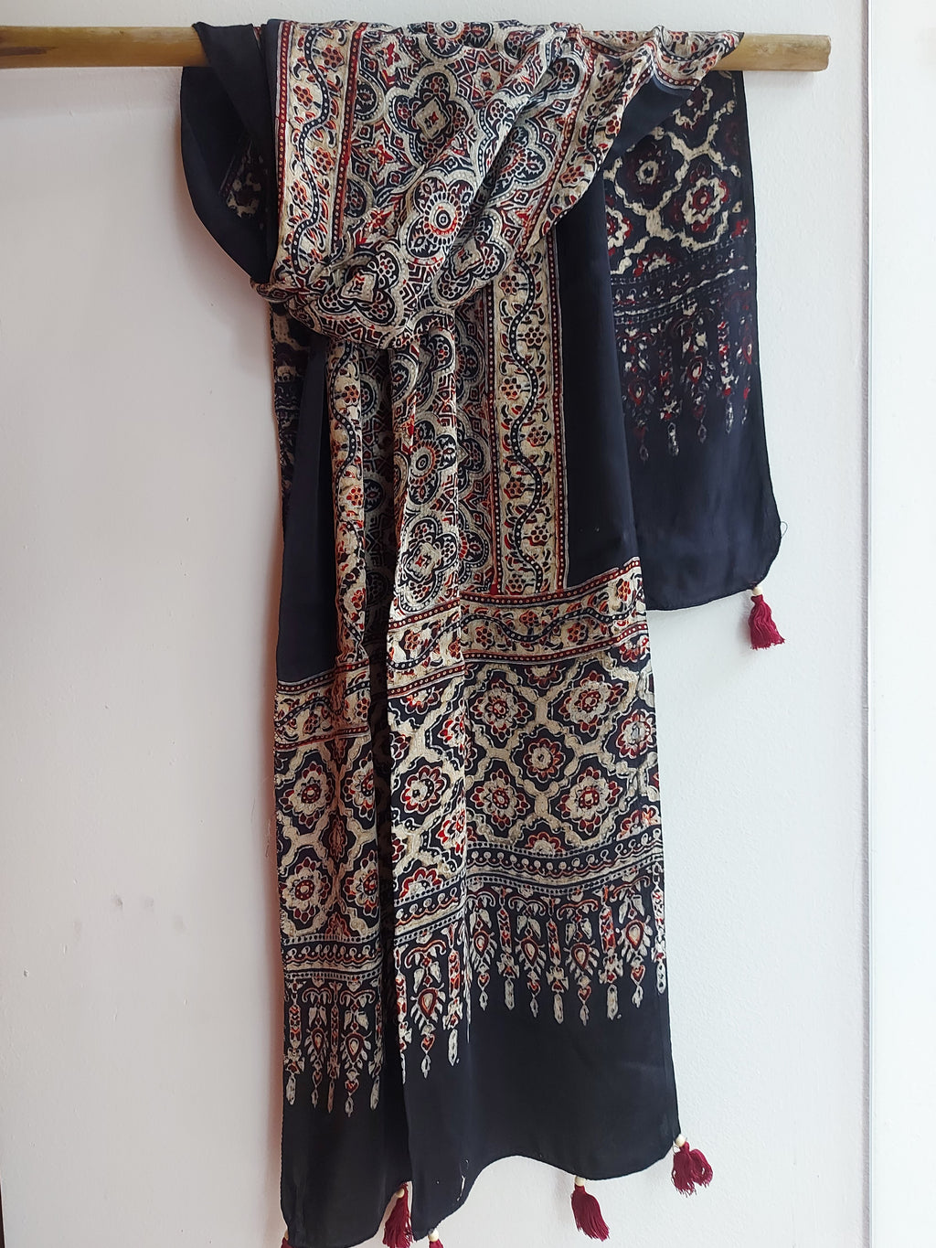 Modal Silk Ajrakh Stole