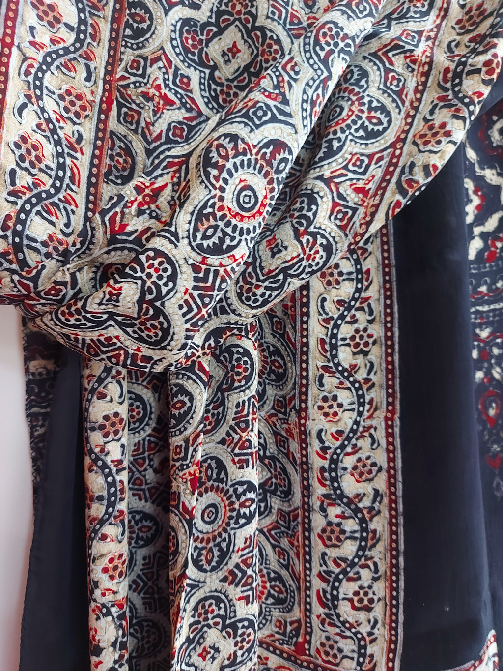 Modal Silk Ajrakh Stole