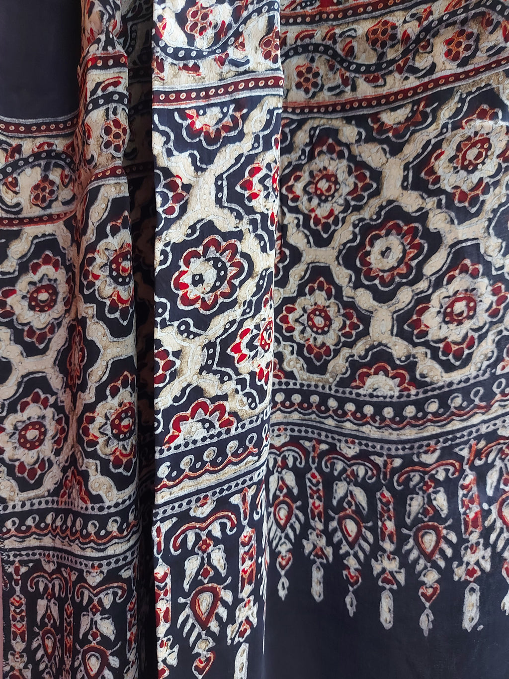 Modal Silk Ajrakh Stole
