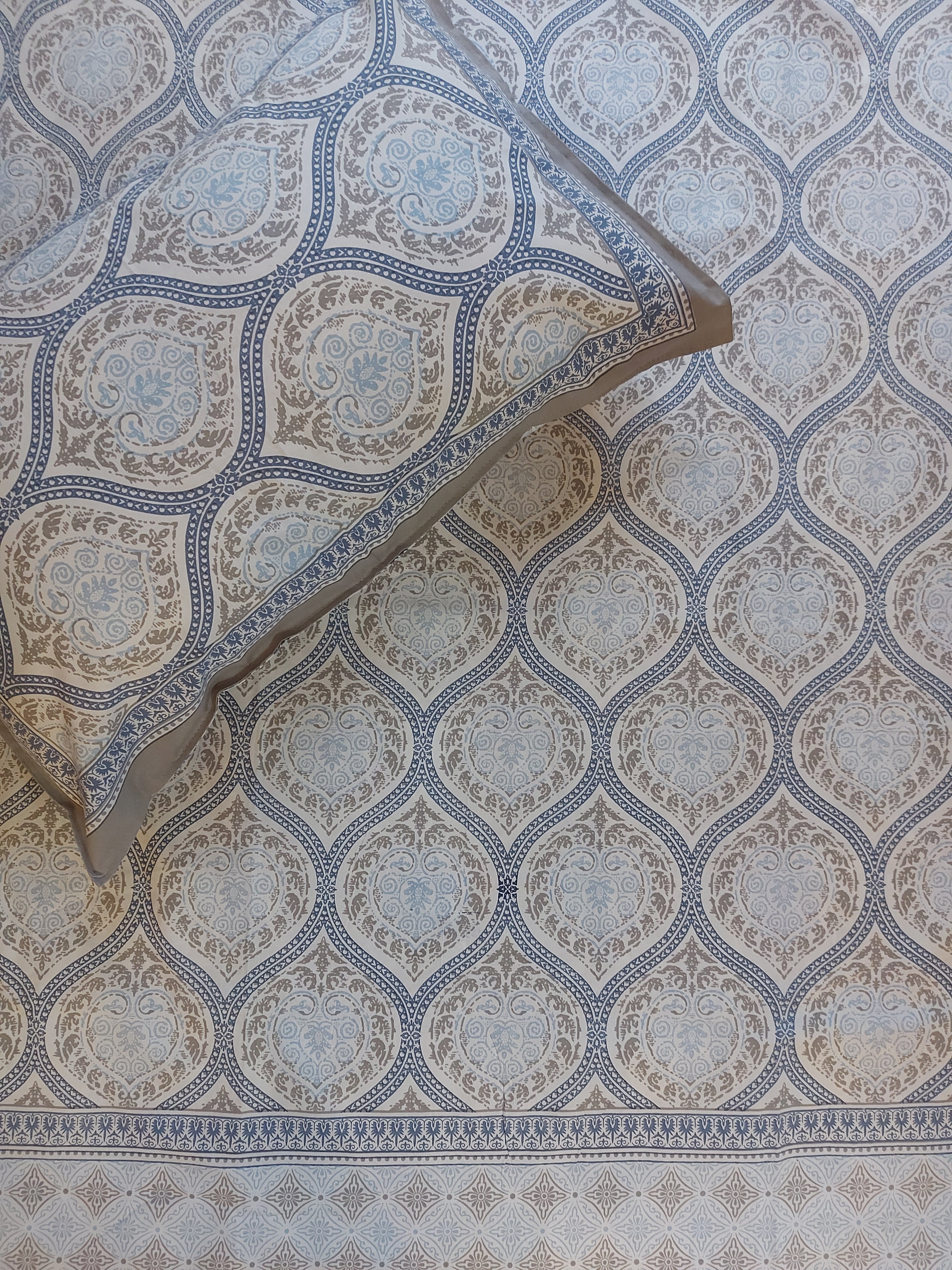 Baagh Superking Bedsheet - Grey