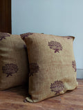 Floral Cotton Cushion Cover 16" × 16"
