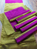 Table Mat & Table Runner Set - Khun - Pink + Yellow