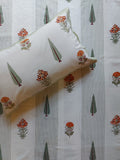 Baagh Double Bedsheet - Peach