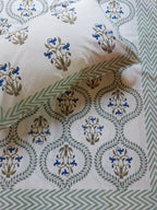 Baagh Double Bedsheet - Blue