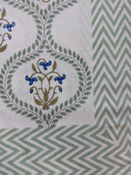 Baagh Double Bedsheet - Blue